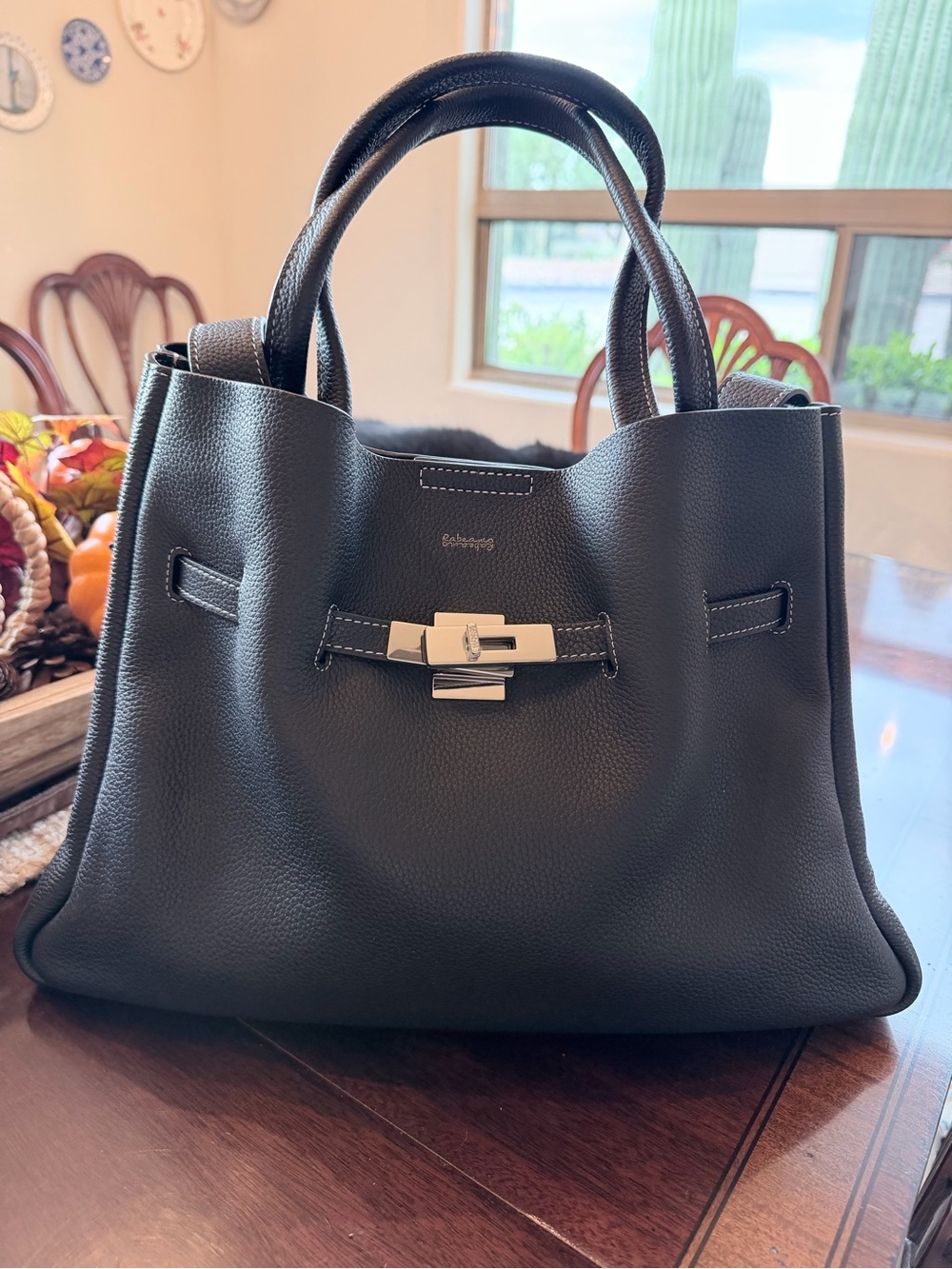 Rabeanco Saoirse Belt Soft Structural Shoulder Tote-Large